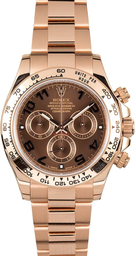 Rolex Daytona Rose gold daytona chocolate 